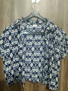 Blue Patterned Shirt