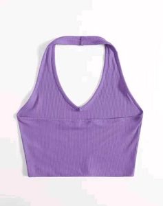 Lavender Halter Top (CN)