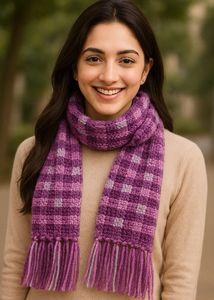 Crochet Scarf Handmade Using Quality Yarn