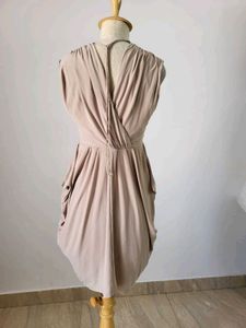 Draped Mini Dress - Elegant &amp; Unique