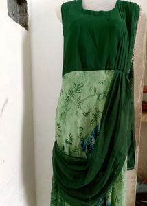 Saree Gown For Girls