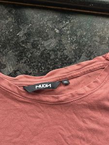 Graphic Print Distressed Tee