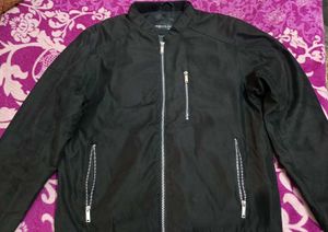 Men's Casual Black Jacket L size