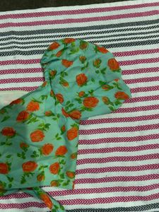 Floral Print Tie-Front Top