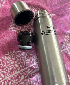 750 ML Milton Bottle Silver 24×7 Hot Water Storage