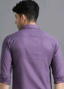 Men's Purple Casual Shirt