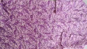 Paisley Print Kurta &amp; Angrakha Kurt