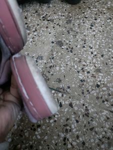 Pink Warm Slippers In 5:5 Size For Women