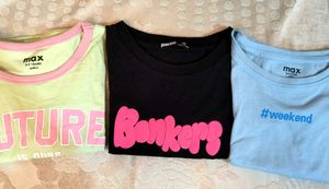 SET OF 3 GIRLS&#39; TOPS