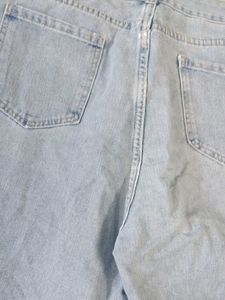 Light Wash Wide Leg Jeans