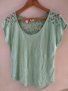 Mint Green Beautiful Back Tee