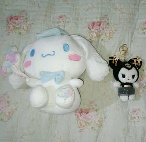 Sanrio Cinnamoroll And Kuromi Keychain Combo