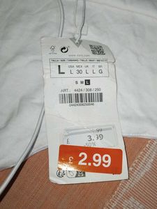 Zara White Crop Top