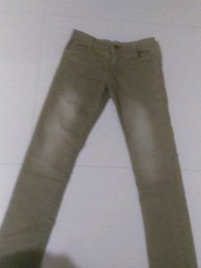 Khaki Denim Jeans