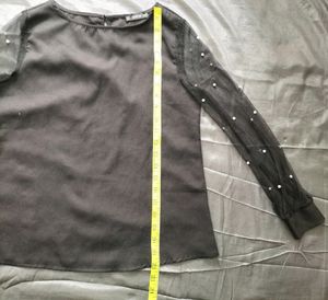 Black Full Sleeves Top | NO FIXED PRICE