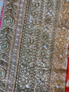 Orange Embroidered Lehenga Choli