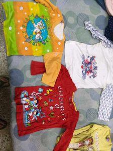 Combo of Full sleeves Tops for 2-4 years girl