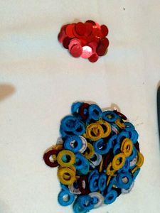 Craft Supplies - Sequins &amp; Rings