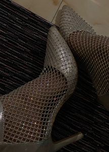 Elegant Silver Pointed Heels