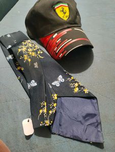 Floral Butterfly Necktie