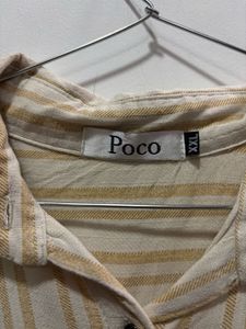 Beige Striped Shirt | Easy Breezy Everyday Look