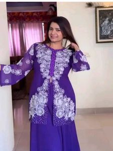 Elegant Purple Kurta Set