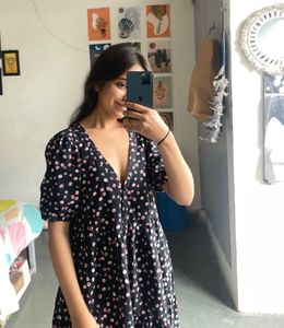 Floral Print Mini Dress
