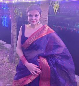 Elegant Blue Saree