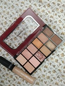 Swiss Beauty Concealer and Mars eyeshadow palette