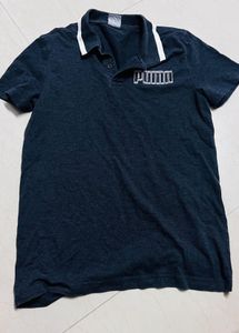 2 Puma Tshirt Black & Green colour medium “M” Size