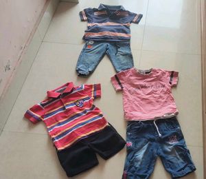 Com Of 3 Denim Tshirt Set