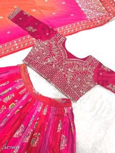 Double Colour Lehenga