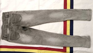 Gray Wash Skinny Jeans