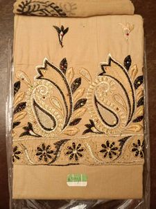 Elegant Embroidered Dress Material