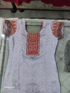 Beautiful Printed Kurta With Salwar