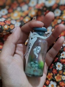 Miniature Bottels Clay Art (homemade) ⭐