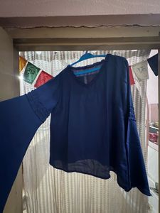 navy blue full sleeve top
