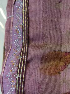 Leaf Print Saree