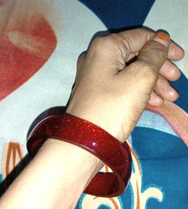 Red Bangle Bracelet