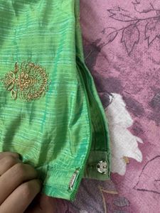 Custom-Stitched Fluorescent Green Festive Skirt 💚