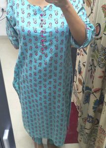 Printed Kurta Set, XL Size
