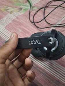 a wired boAt headphone