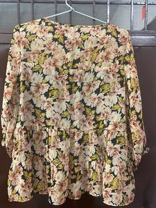 Code Floral Printed Top