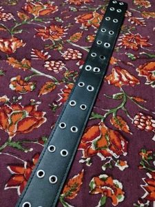 Black Grommet Belt