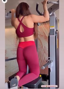 Red Gym Wear Set
