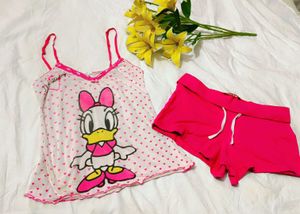 Very Cute N Beautiful Top With Shorts
