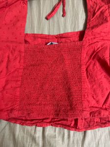 Cute Red Crop Top