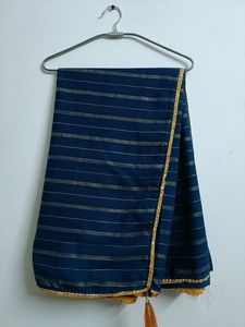 Georgette Chiffon Saree With Stitched Blouse