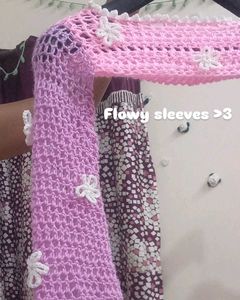 Crochet Flower Shrug