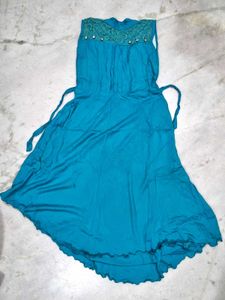 turquoise teal dress🎀